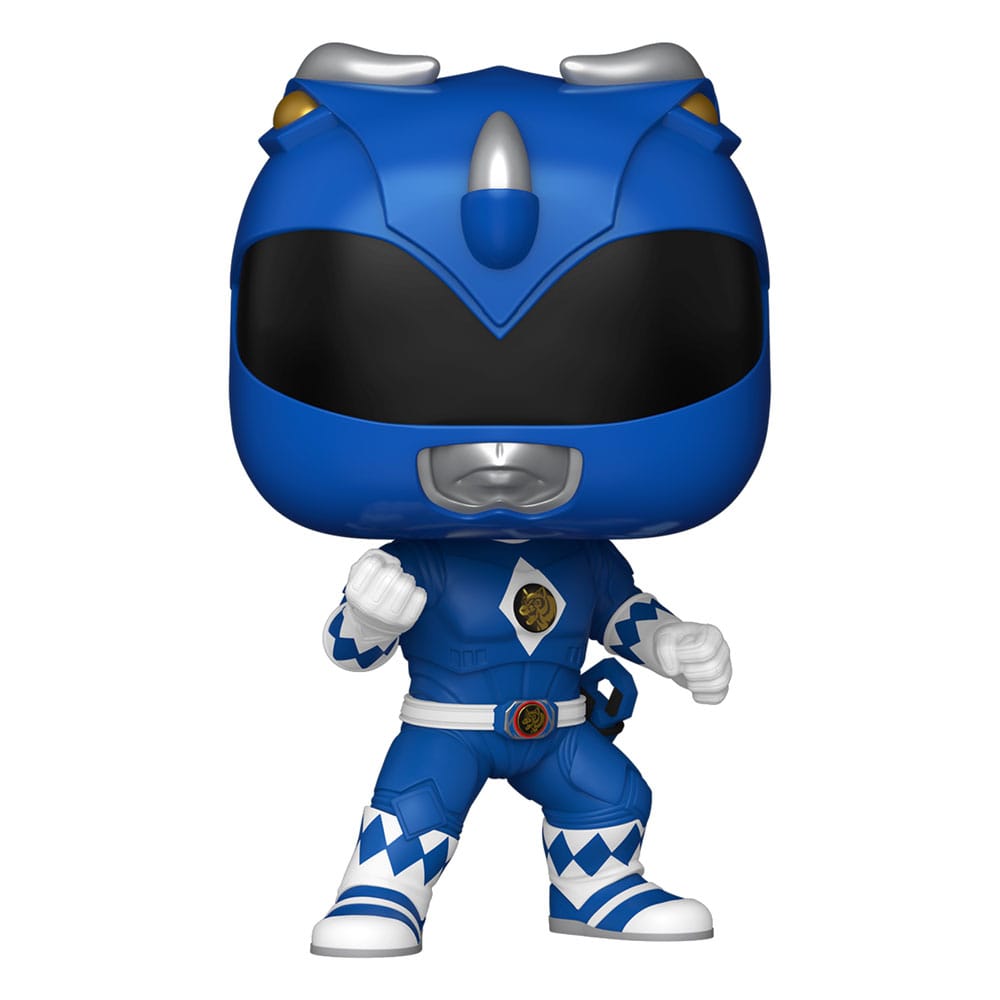 Figurine Funko POP! Blue Ranger Power Rangers Le Film en boîte-fenêtre