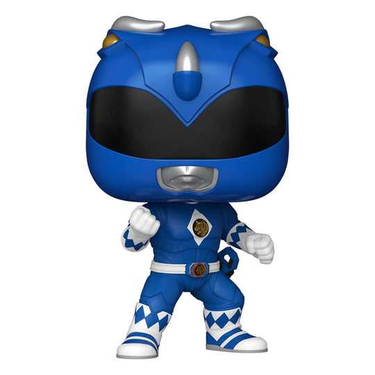 Figurine Funko POP! Blue Ranger Power Rangers Le Film en boîte-fenêtre