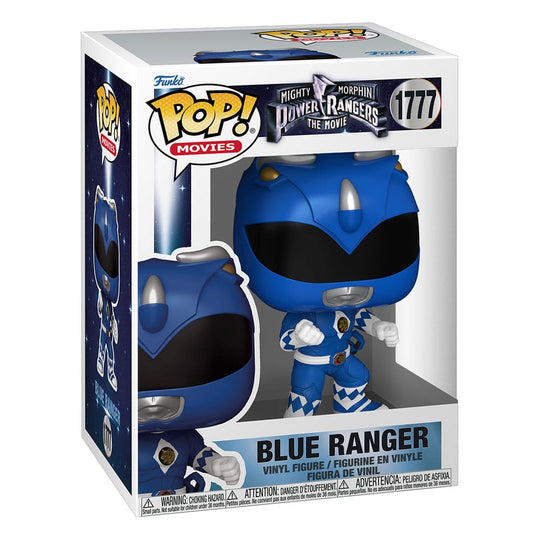 Gros plan de la figurine vinyle Funko POP! Blue Ranger 9 cm