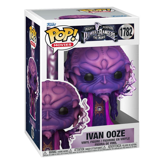 Boîte-fenêtre de la figurine Funko POP! Ivan Ooze Power Rangers, présentant le personnage