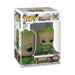 Gros plan de la figurine Funko POP! Groot Hulk Marvel avec ses détails