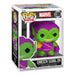 Détail de la figurine Funko POP! Green Goblin 8-Bit en vinyle
