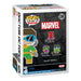 Détail de la figurine Funko POP! Marvel 8-Bit Doc Ock, design pixelisé