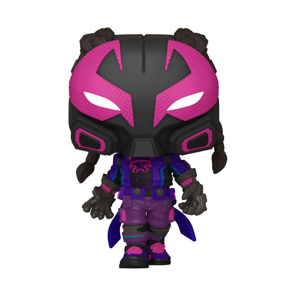 Figurine Funko POP! Prowler de Spiderman Across the Spider-Verse, vue de face, 9 cm