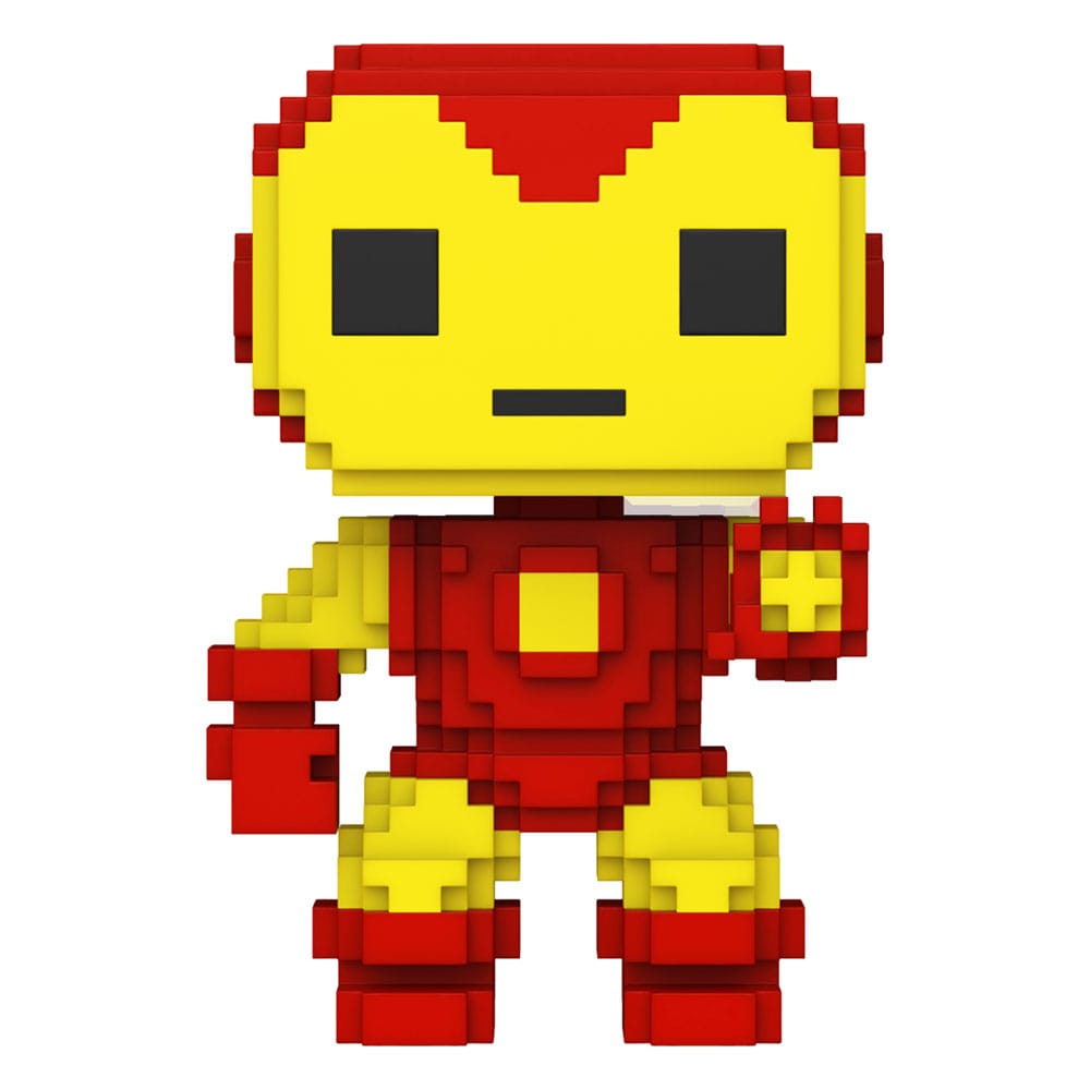 Figurine Funko POP! 8-Bit Iron Man Marvel en vinyle, vue de face, 9 cm