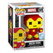 Boîte-fenêtre de la figurine Funko POP! 8-Bit Iron Man, avec logo Marvel et Funko
