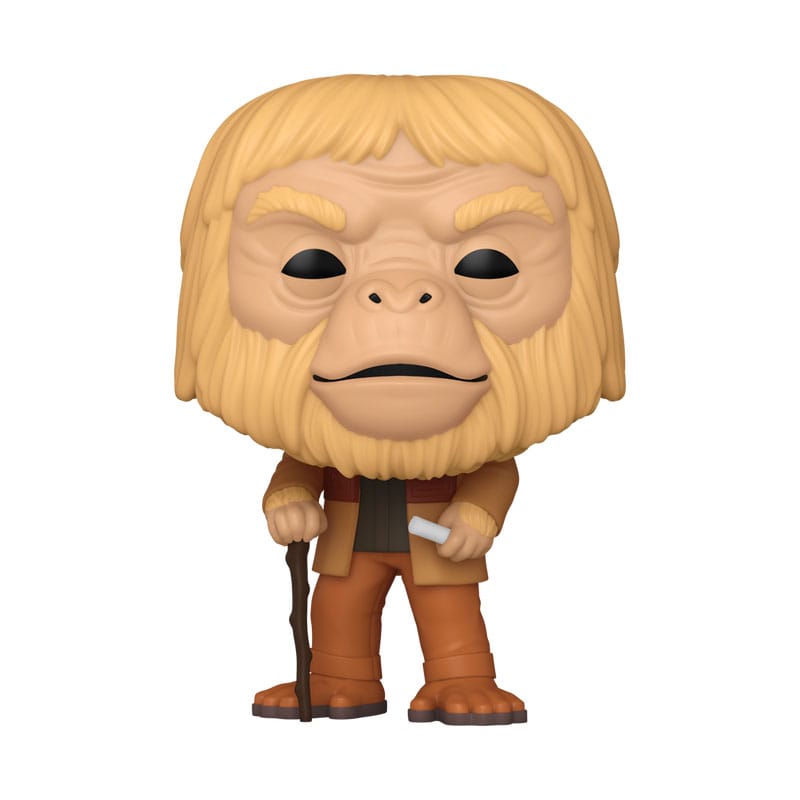 Figurine Funko POP Dr Zaius La Planète des Singes en vinyle 9cm, vue de face dans sa boîte-fenêtre.