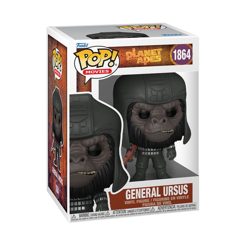 Boîte-fenêtre de la figurine Funko POP! General Ursus La Planète des singes