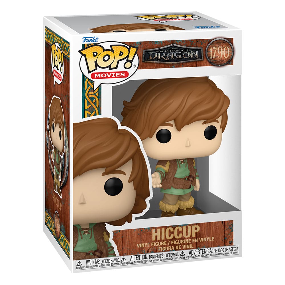 Boîte-fenêtre de la Funko Pop Harold (Hiccup) de Dragons
