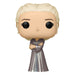 Figurine Funko Pop Rhaenyra Targaryen de House of the Dragon en vinyle 9 cm, vue de face dans sa boîte-fenêtre.