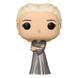 Figurine Funko Pop Rhaenyra Targaryen de House of the Dragon en vinyle 9 cm, vue de face dans sa boîte-fenêtre.