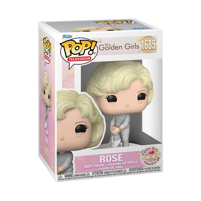 Boîte-fenêtre de la figurine Funko POP! Golden Girls Rose 40ème Anniversaire