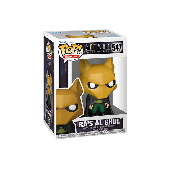 Boîte-fenêtre de la figurine Funko POP! Ras al Ghul Batman TAS, vue de face