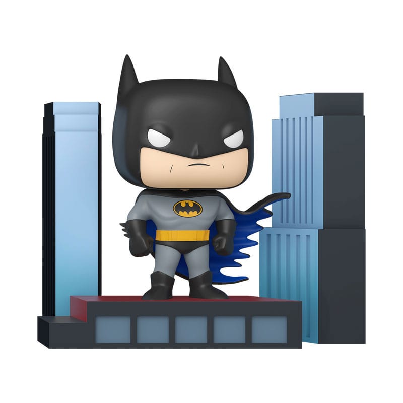 Figurine Funko POP! Deluxe Batman on Rooftop The Animated Series 9 cm en vinyle