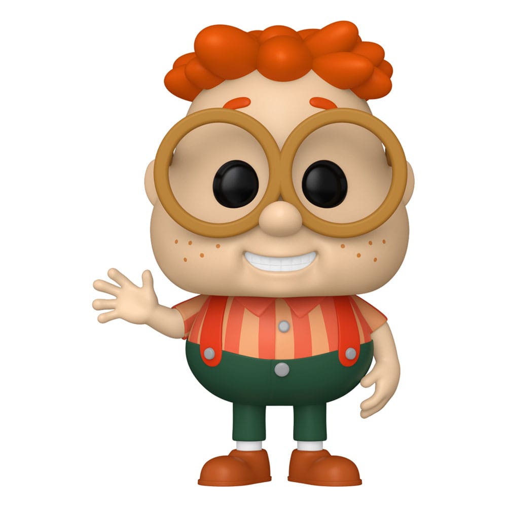 Figurine Funko POP! Carl Wheezer de Jimmy Neutron, vue de face dans sa boîte-fenêtre.
