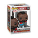 Détail de la figurine Funko Pop Clubber Lang en vinyle, posée hors de sa boîte