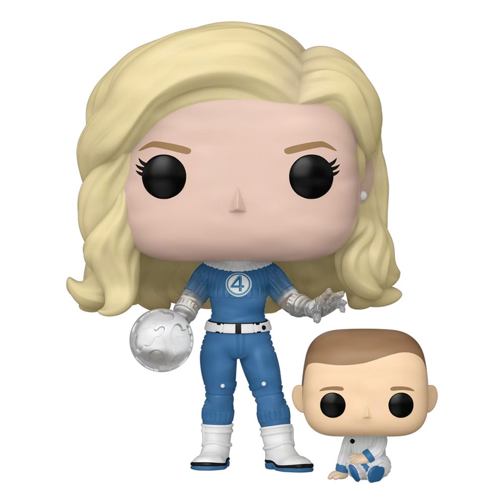 Figurine Funko POP! Marvel Invisible Woman & Franklin Les Quatre Fantastiques en vinyle