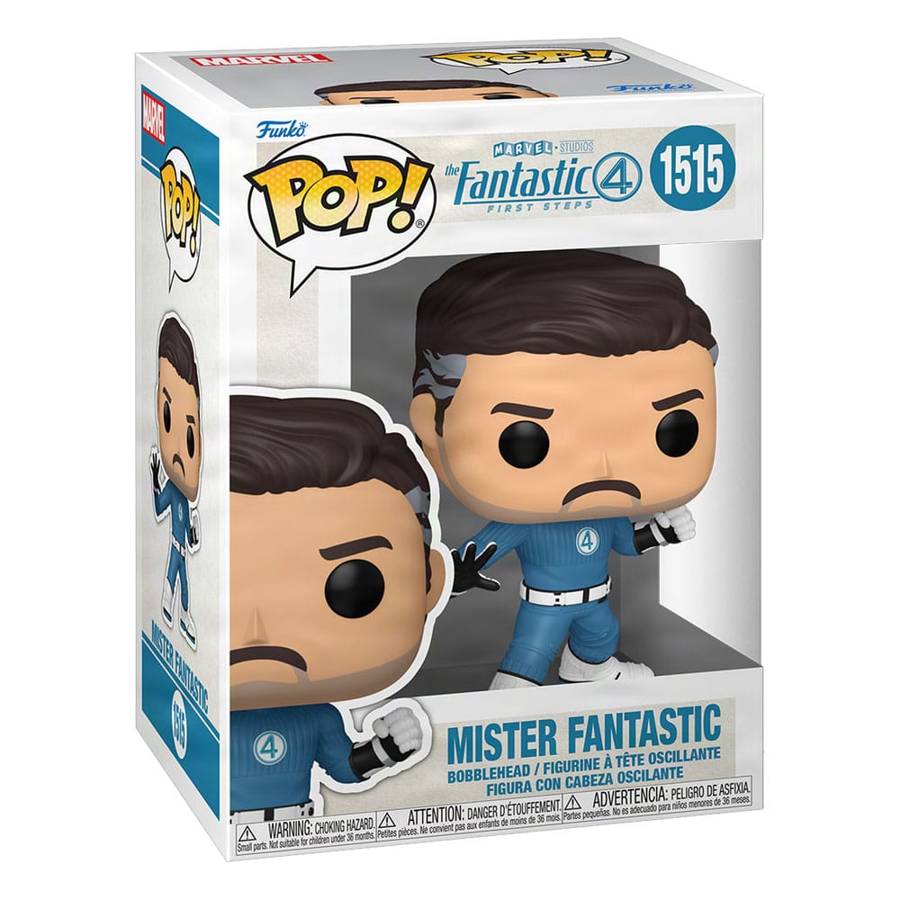 Boîte-fenêtre de la figurine Funko POP! Mister Fantastic Marvel