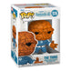 Détail de la figurine Funko POP! The Thing (Ben Grimm) des 4 Fantastiques, montrant la texture rocheuse et l'expression du personnage.