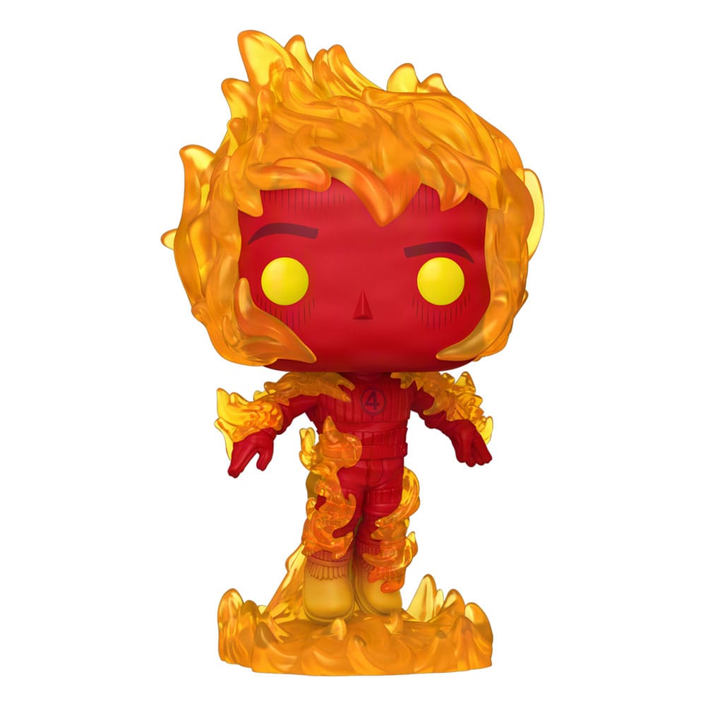 Figurine Funko POP! Human Torch Les Quatre Fantastiques vue de face
