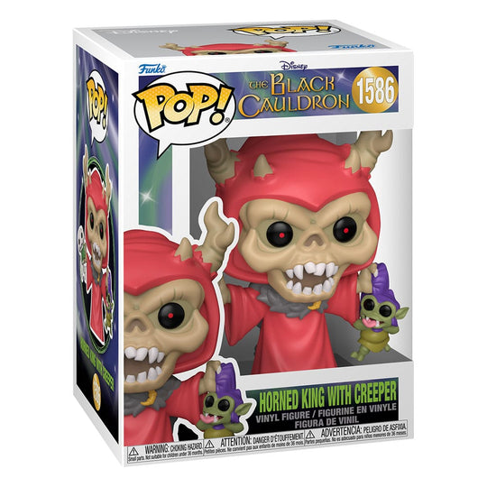 Détail de la figurine Funko POP! Horned King avec son Creeper de 9 cm