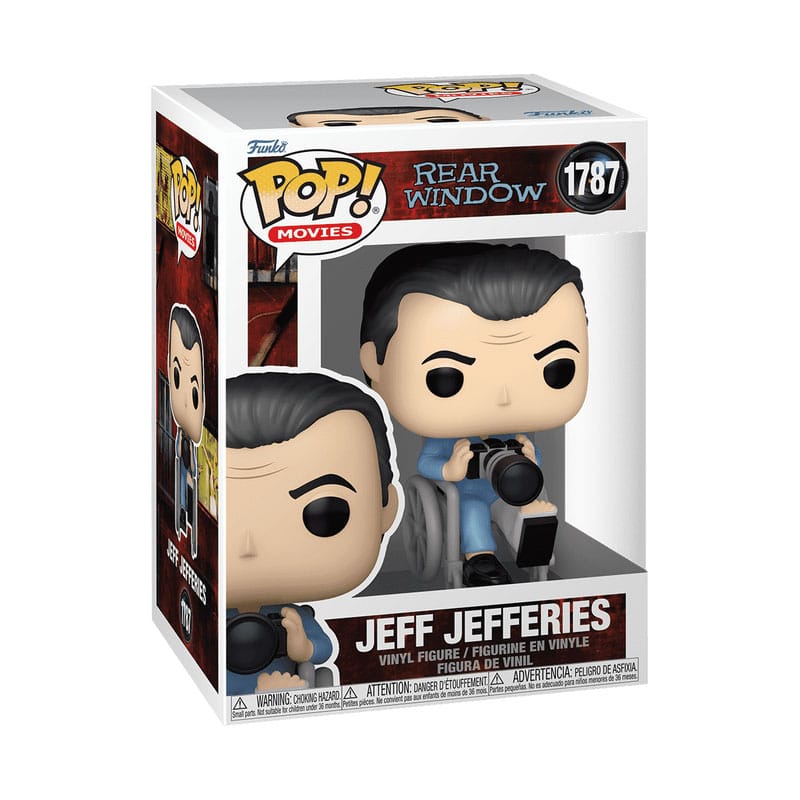 Boîte-fenêtre de la figurine Funko POP! Fenêtre sur cour L.B. 'Jeff' Jefferies