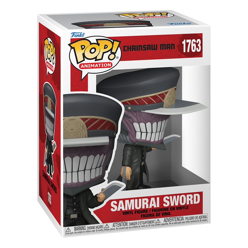Détail de la figurine Funko POP! Chainsaw Man Samurai Sword en vinyle