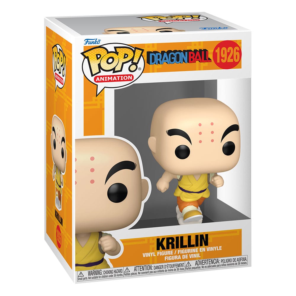 Figurine Funko POP Krillin Dragon Ball Z dans sa boîte-fenêtre