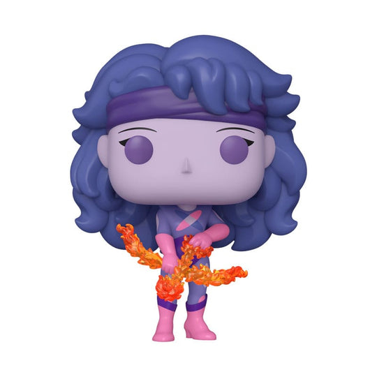 Figurine Funko POP! Synergy Jem and the Holograms en vinyle 9 cm, vue de face dans sa boîte-fenêtre