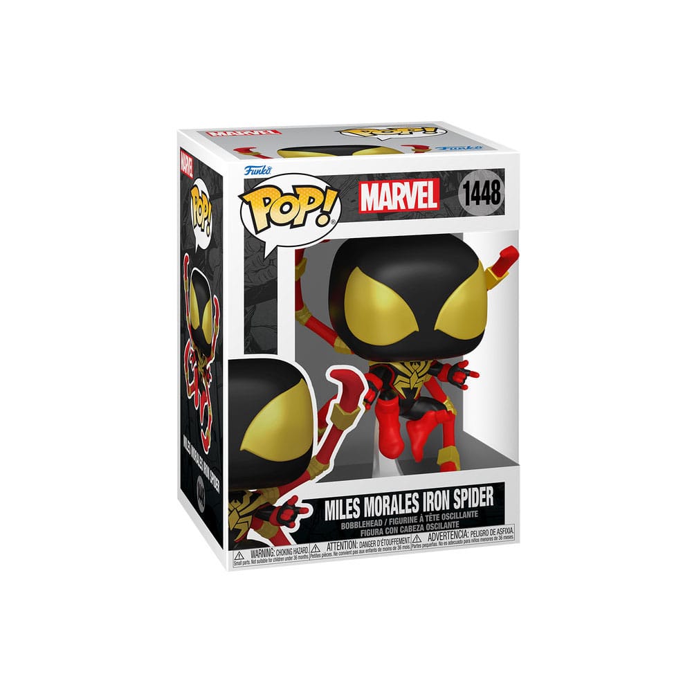 Vue détaillée figurine Funko POP Miles Morales avec variante Chase