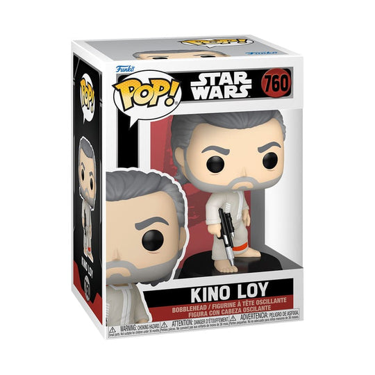 Boîte-fenêtre de la figurine Funko Pop! Kino Loy Andor, vue de face