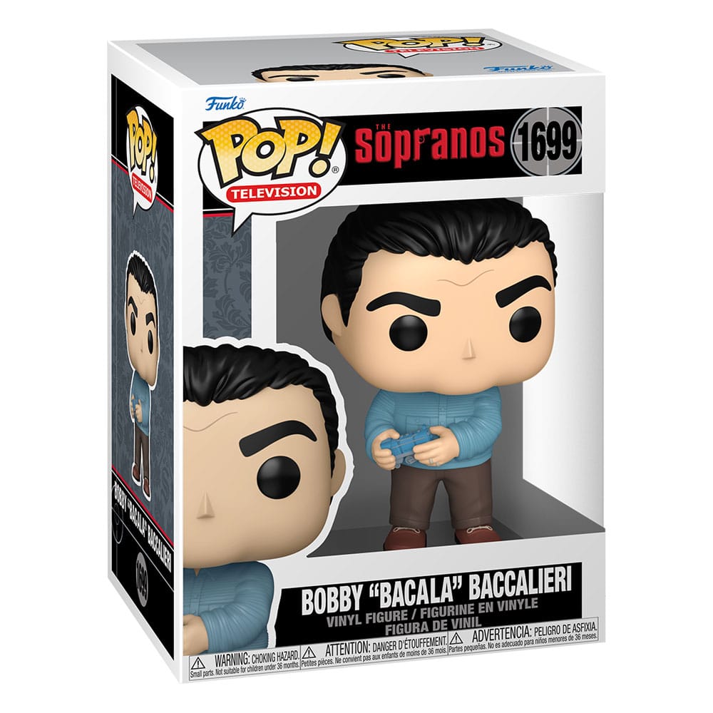Boîte-fenêtre de la figurine Funko POP! Bobby Baccalla des Sopranos