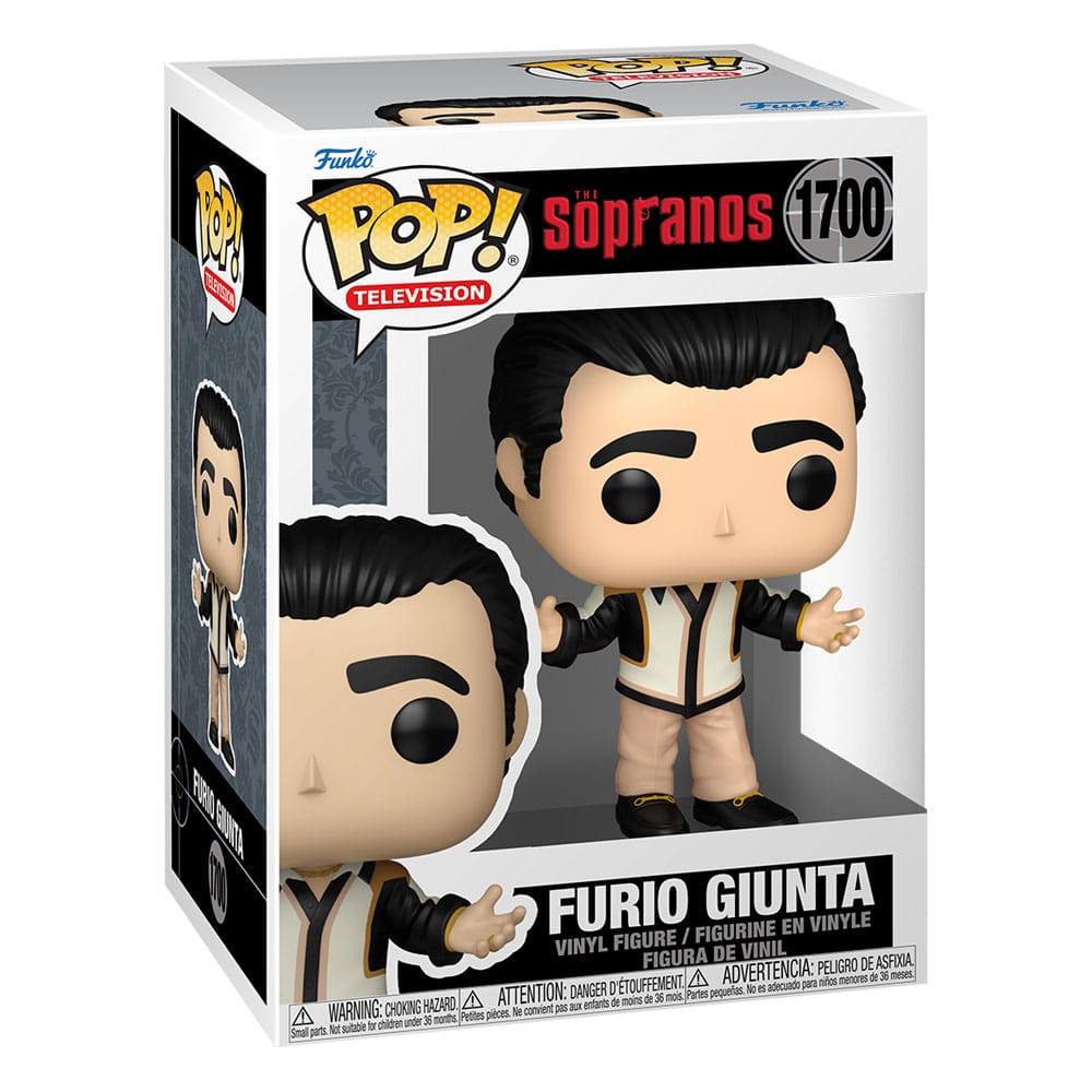 Figurine Funko POP! Furio Gunta en vinyle de 9 cm, présentée dans son emballage boîte-fenêtre.