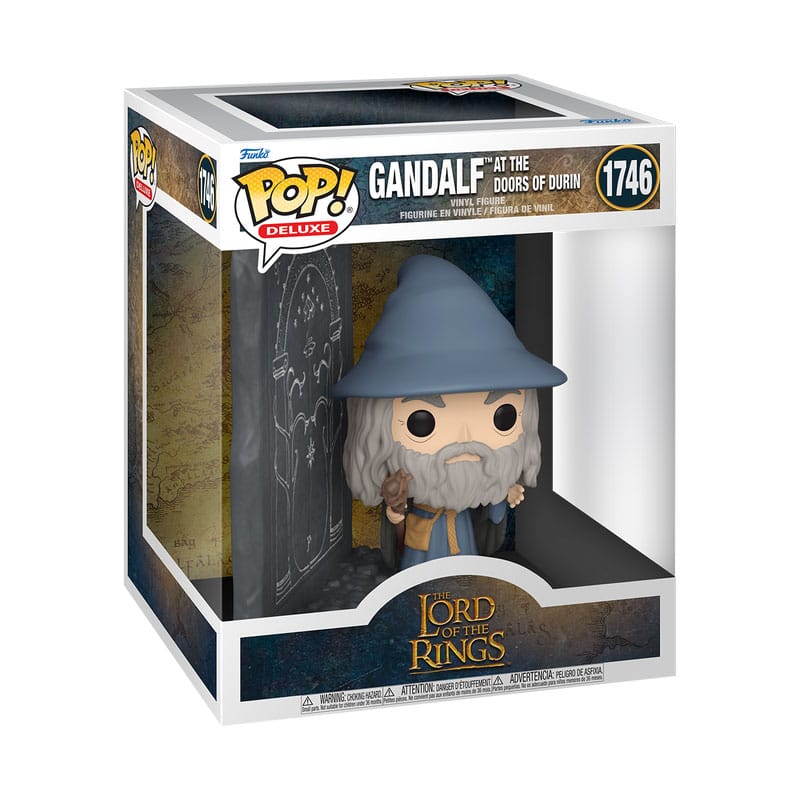 Détail de la figurine Funko POP! Deluxe Gandalf DoD 9cm