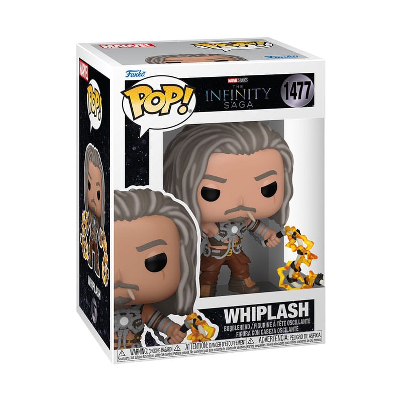 Boîte-fenêtre de la figurine Funko POP! Marvel Whiplash