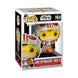 Boîte-fenêtre de la figurine Funko POP! Luke Red 6 Star Wars, avec la figurine visible