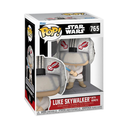 Boîte-fenêtre de la figurine Funko POP! Luke/Remote, emballage collector Star Wars