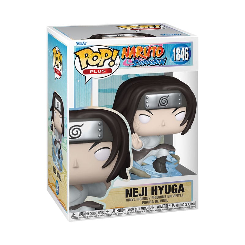 Boîte-fenêtre de la figurine Funko POP! Neji Hyuga Naruto Shippuden