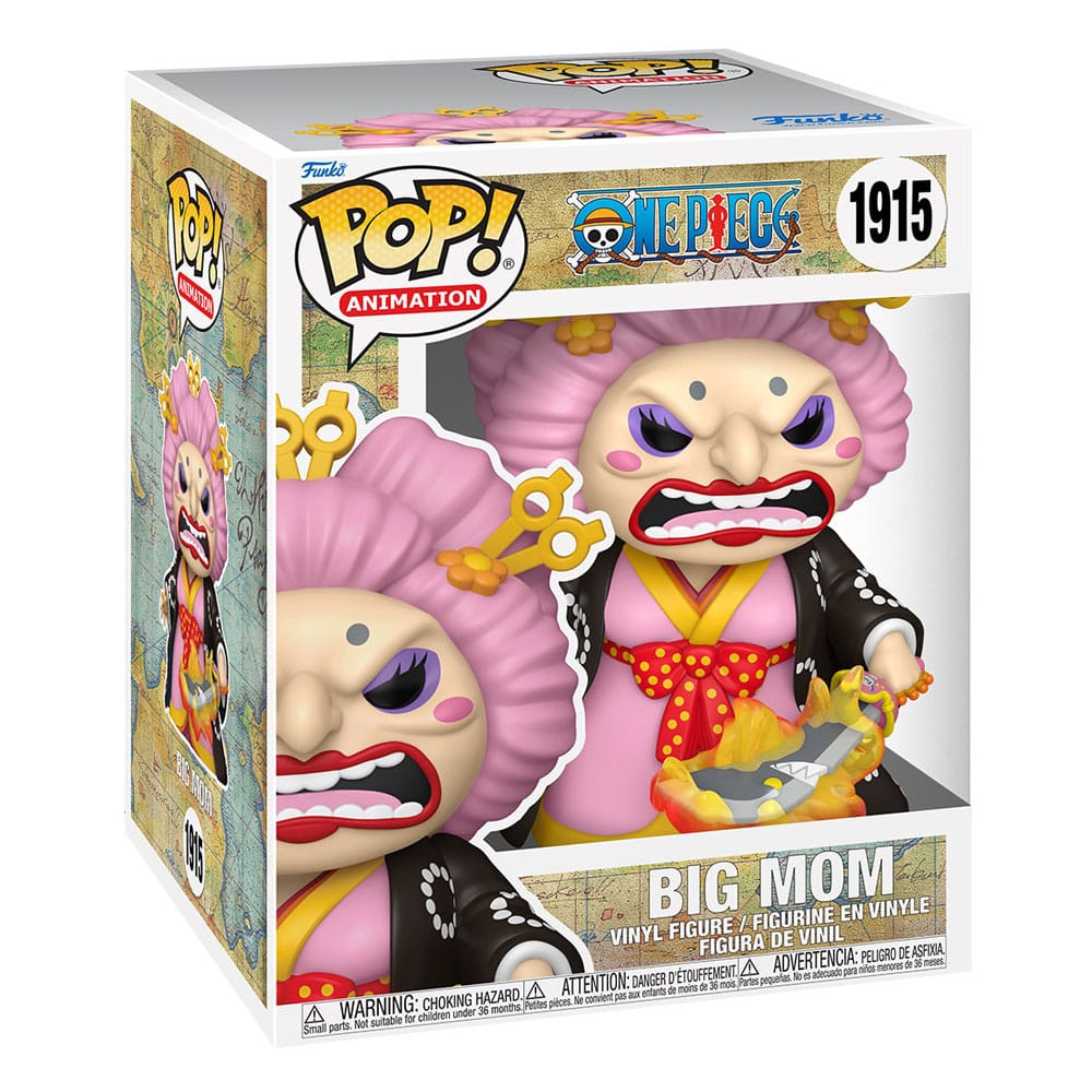 Détail de la figurine Funko POP Big Mom Kimono avec son éventail