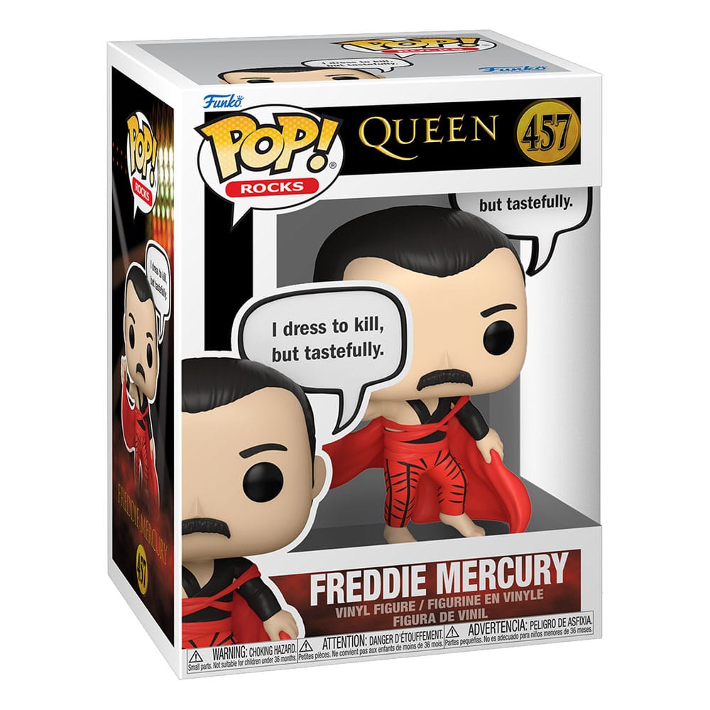Boîte-fenêtre de la figurine Funko POP! Freddie Mercury Queen