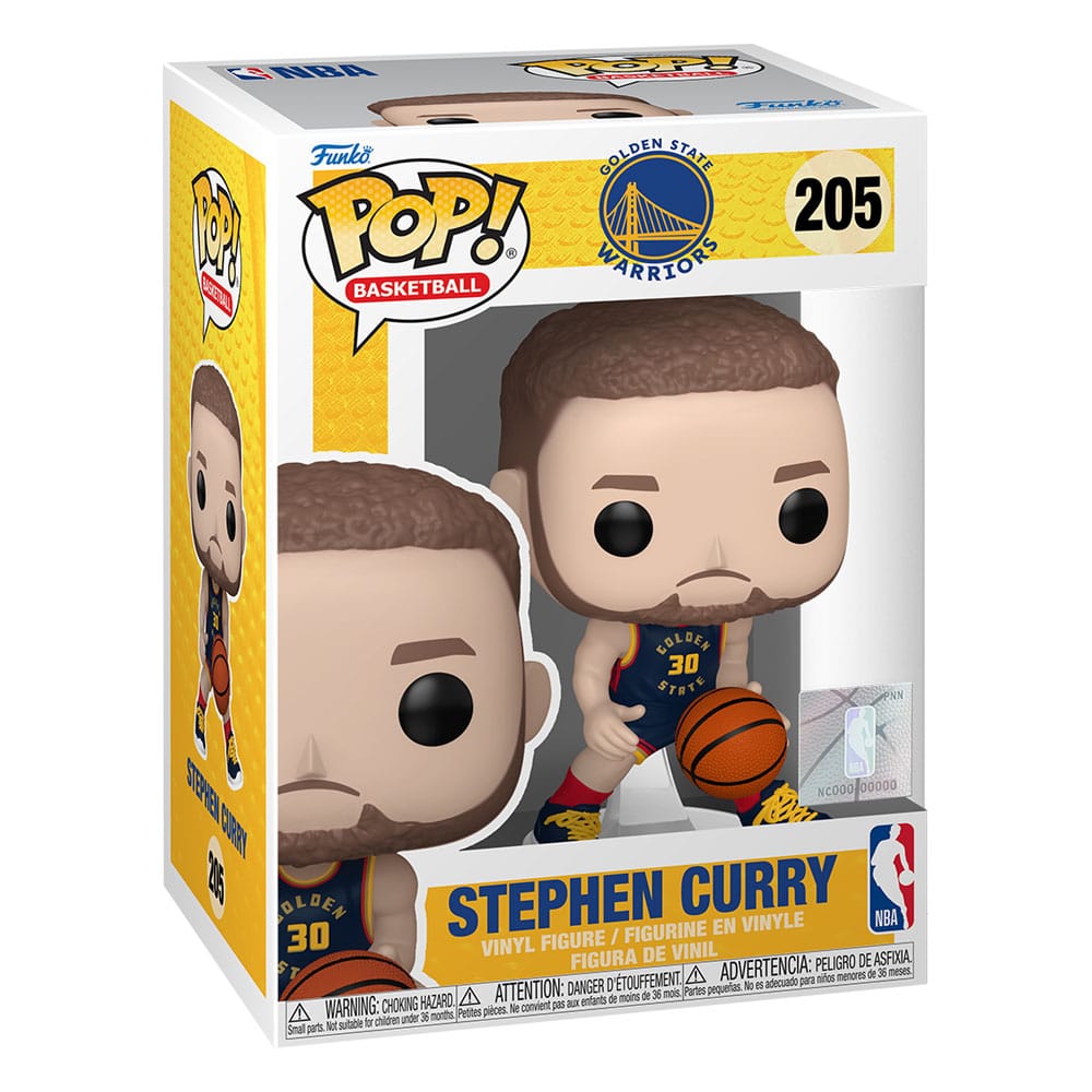 Boîte-fenêtre de la figurine Funko POP! Stephen Curry NBA Legends