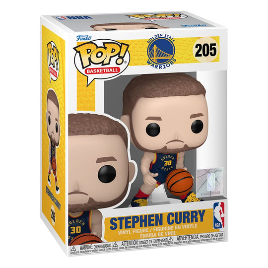 Boîte-fenêtre de la figurine Funko POP! Stephen Curry NBA Legends