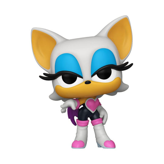 Figurine Funko POP Sonic the Hedgehog Rouge, vue de face, sur fond blanc