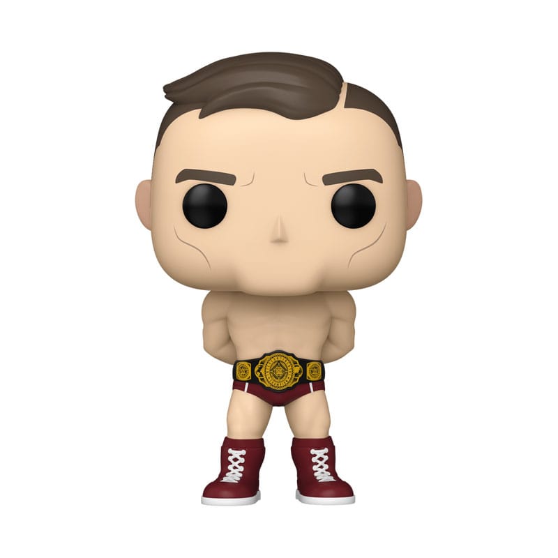Figurine Funko POP! WWE Gunther 9 cm en vinyle, vue de face