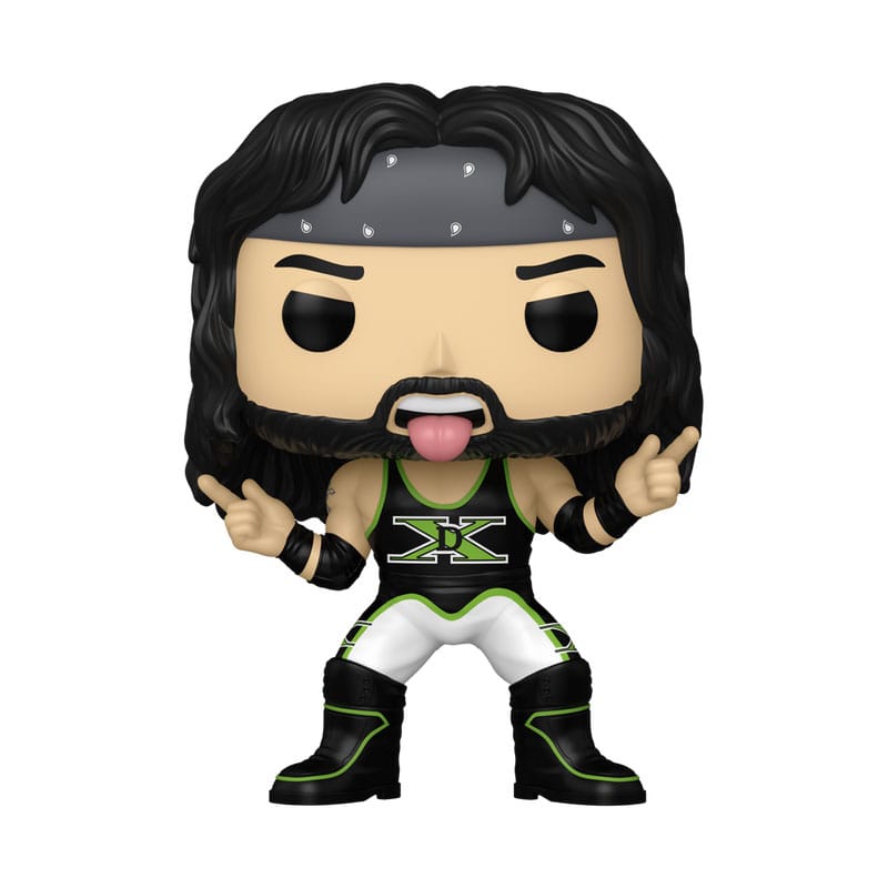 Figurine Funko POP! WWE X-Pac D-Generation X en vinyle 9 cm, vue de face.