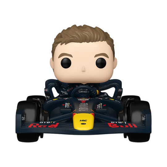 Figurine Funko POP! Rides Super Deluxe Max Verstappen RB20 F1 15 cm vue de face