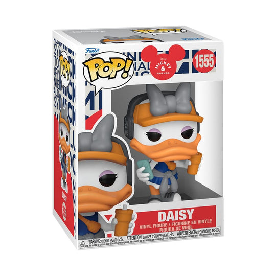 Boîte-fenêtre de la figurine Funko Pop Daisy Duck, vue de face