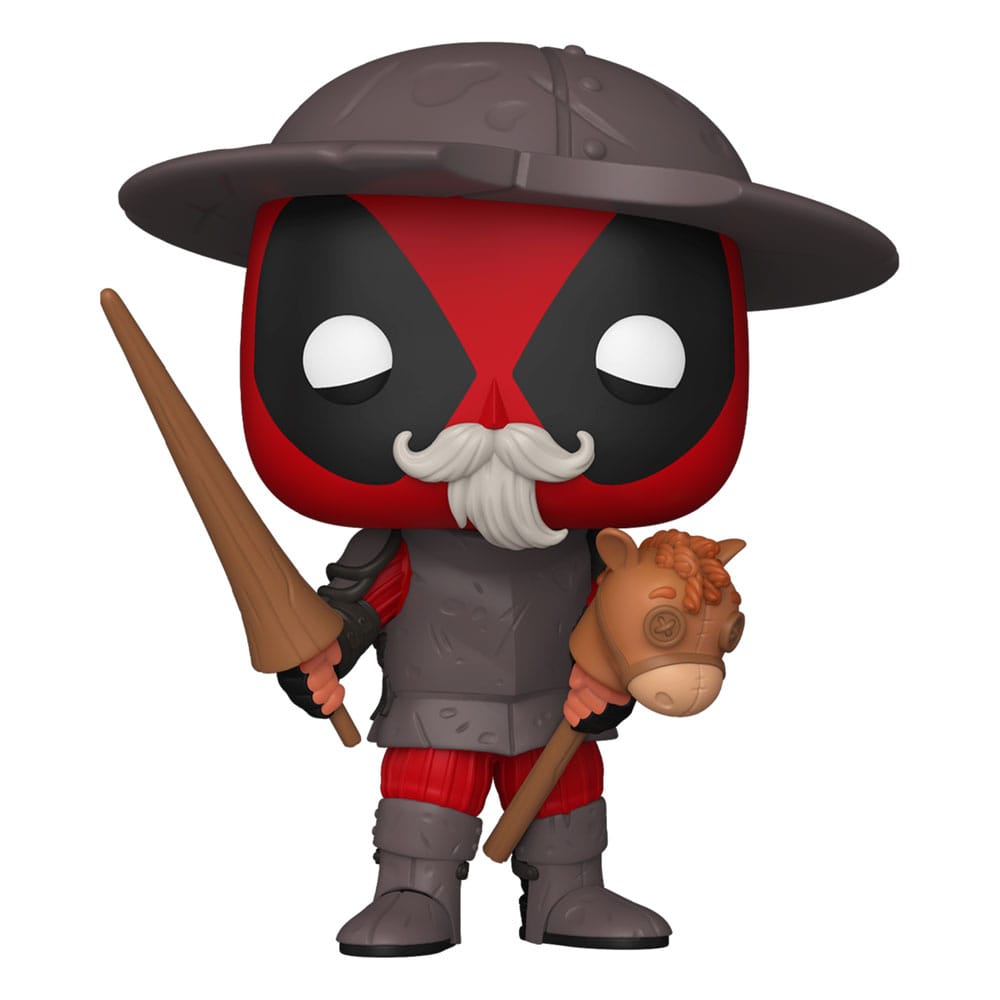 Figurine Funko POP! Marvel Deadpool en Don Quichotte, vue de face, 9 cm