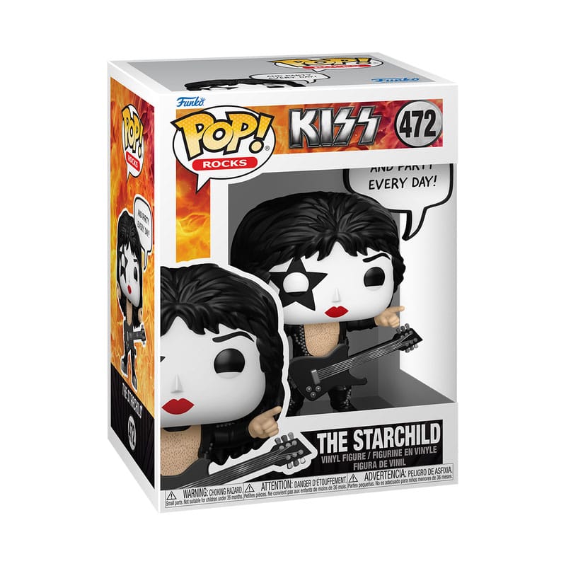 Figurine Funko POP! Starchild de KISS dans sa boîte-fenêtre collector