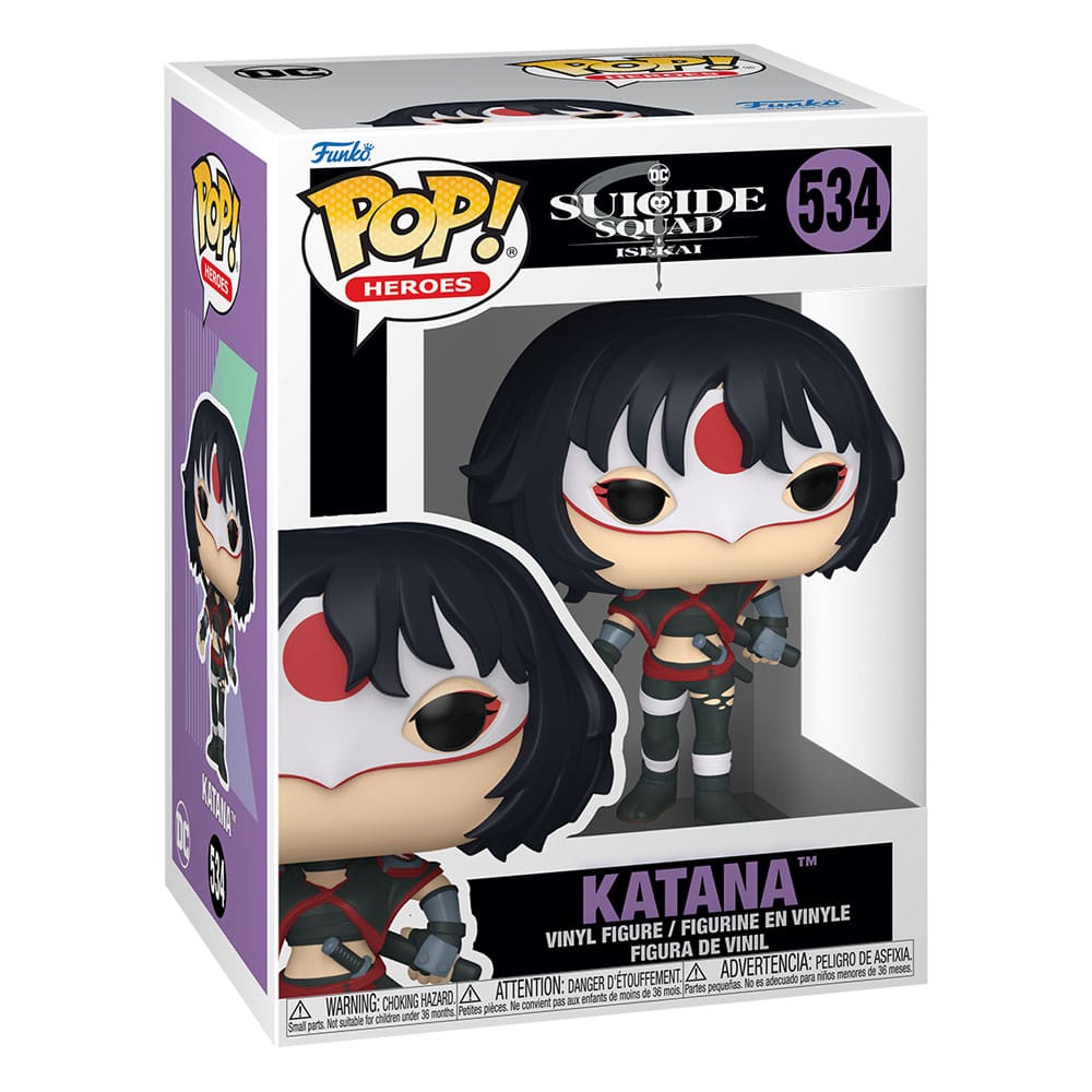 Détail de la figurine Funko POP! Katana 9cm sur son socle